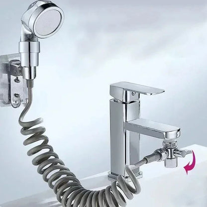Sink Faucet Adapter Diverter Valve  Zinc Alloy Kitchen And Bathroom Splitter Connector For Showers  5