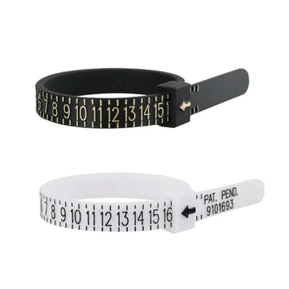 Plastic Ring Size Measuring Tool  Adjustable Finger Gauge Belt For Accurate UK US EU JP And HK Ring 4