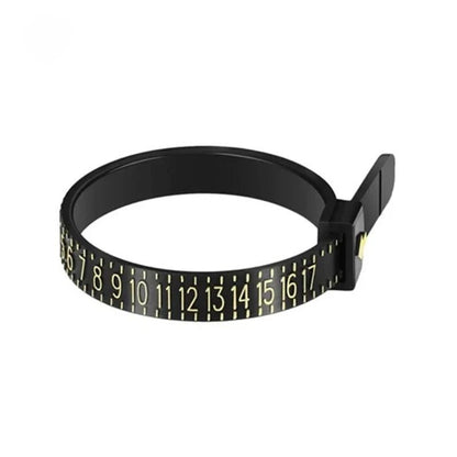 Plastic Ring Size Measuring Tool  Adjustable Finger Gauge Belt For Accurate UK US EU JP And HK Ring 6