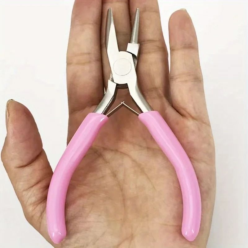 Professional Round Concave Pliers Jewelry Making Mini Precision Wire Loop Tools 5 Inch 1