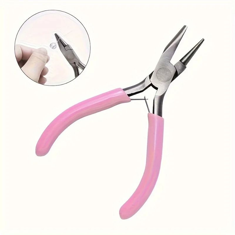 Professional Round Concave Pliers Jewelry Making Mini Precision Wire Loop Tools 5 Inch 3