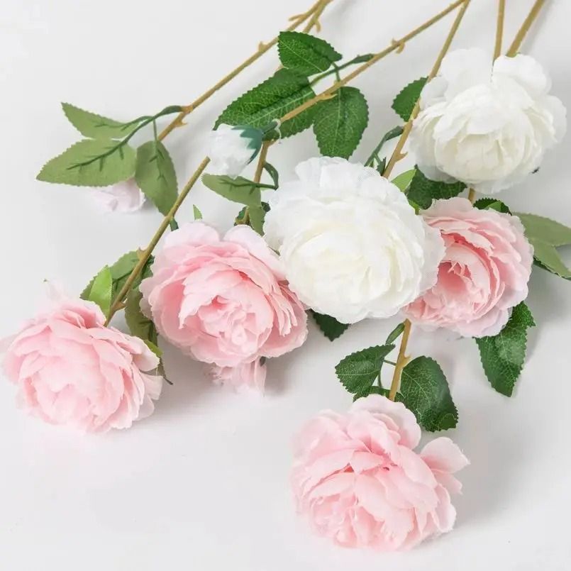 Long Stem Artificial Rose Bouquet Home Decoration Accessories Valentines Day Fake Flower Photo Prop 4