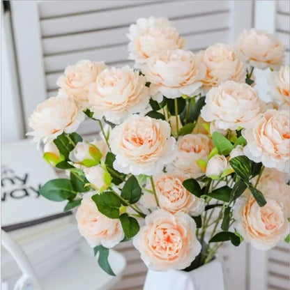 Long Stem Artificial Rose Bouquet Home Decoration Accessories Valentines Day Fake Flower Photo Prop 5