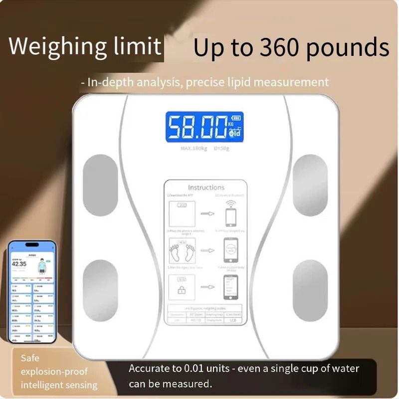 Achieve Your Fitness Goals With Our Smart Digital Body Fat Scale  Your Perfect Companion For A Heal 2