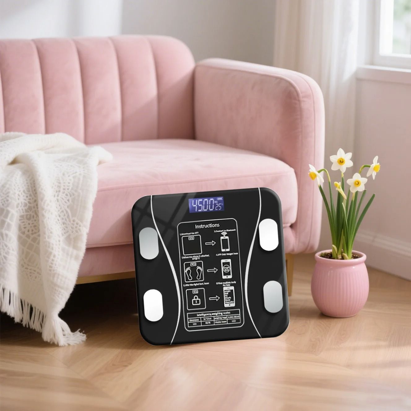Achieve Your Fitness Goals With Our Smart Digital Body Fat Scale  Your Perfect Companion For A Heal 8