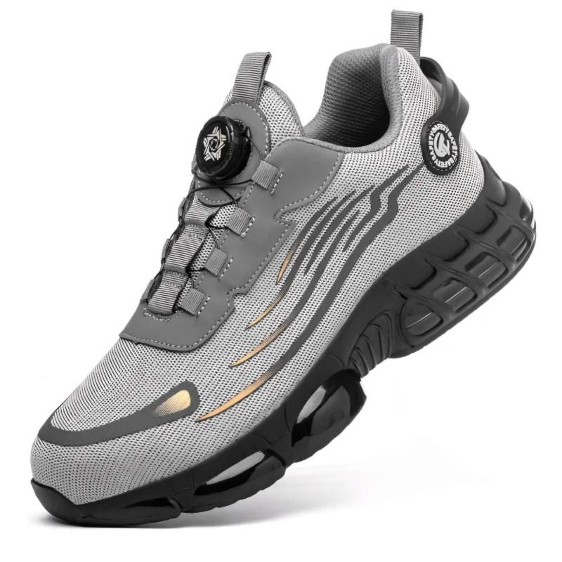 Rotating Button Safety Work Shoes For Men Durable Protective AntiImpact SlipResistant Work Boots 7