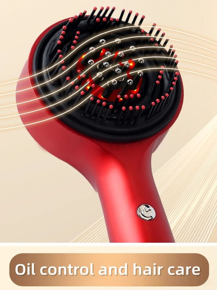 Red Light Hair Comb Massager With Scalp Therapy And Hair Growth Stimulation 5