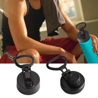 Replacement Leakproof Wide Mouth Water Bottle Lid With Handle 4