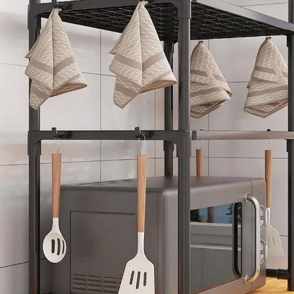 Adjustable MultiLayer Kitchen Storage Rack Microwave Oven Organizer Shelf 5