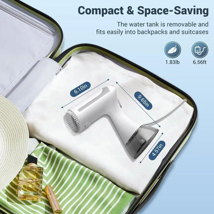 Handheld Garment Steamer 1500W Portable Steam Iron For Clothes With 350ml Tank 3