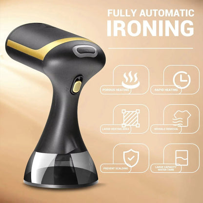 Handheld Garment Steamer 1500W Portable Steam Iron For Clothes With 350ml Tank 6