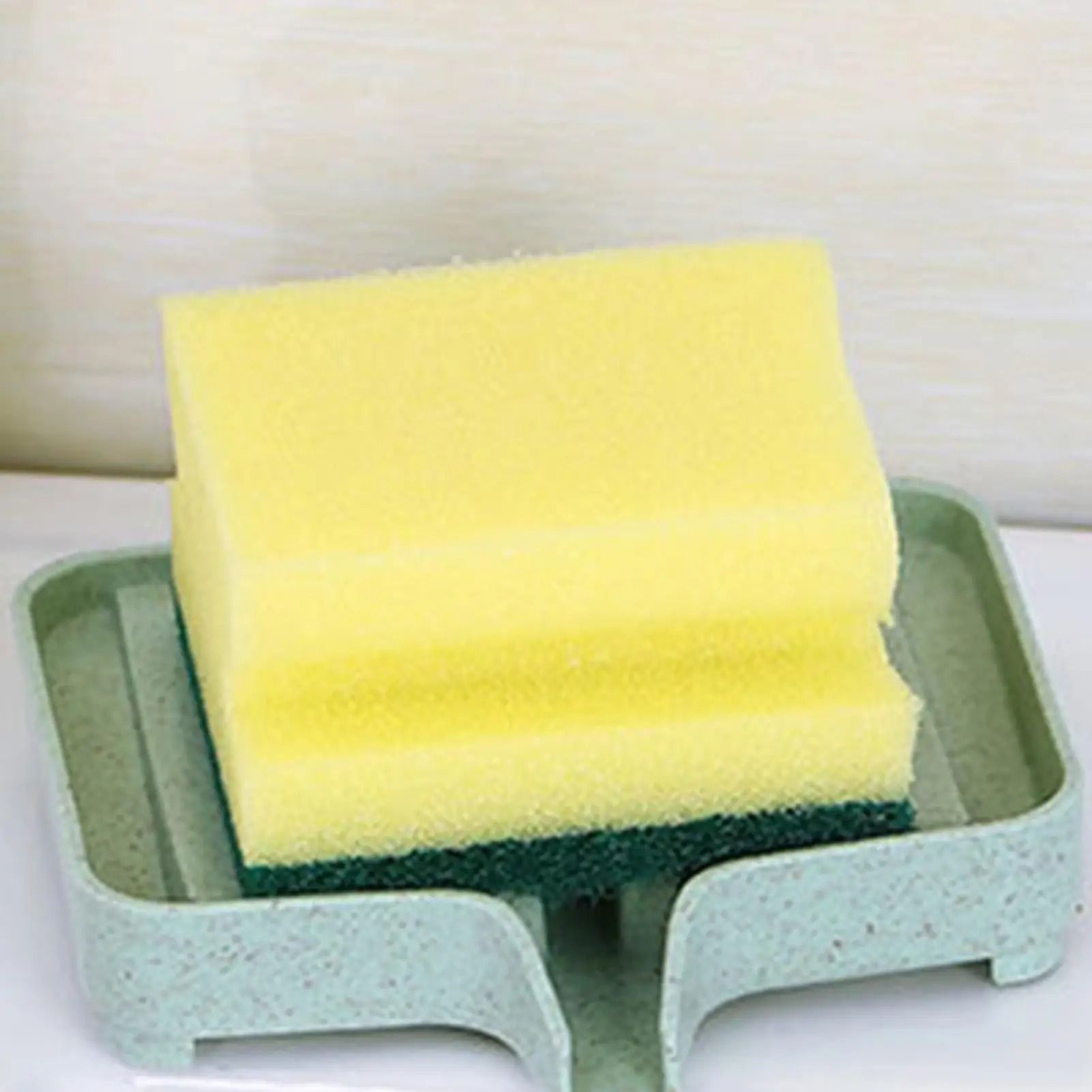 Soap Dish With Drain Multipurpose Bathroom Tray For Shower And Kitchen Storage 4