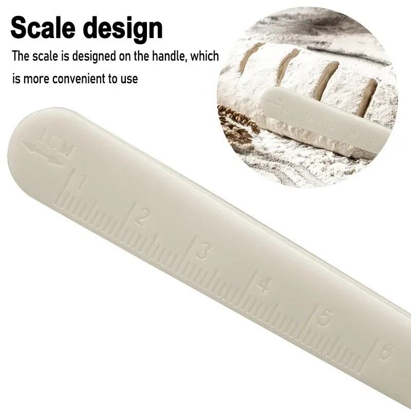 Bread Cutter Blade With Handle Baking Pastry Knife For Patterned Bread And Pastry Design 2