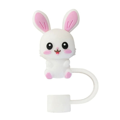 Great Cup Accessory Straw Cover Cap Cup Spill Stopper Silicone Tumblers Straw Topper Reusable Leak  13