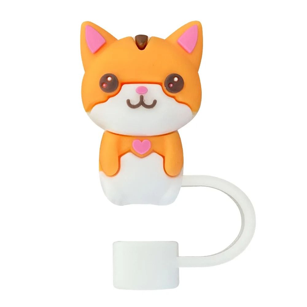 Great Cup Accessory Straw Cover Cap Cup Spill Stopper Silicone Tumblers Straw Topper Reusable Leak  14