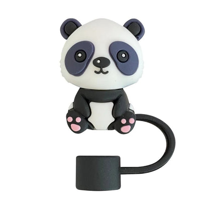 Great Cup Accessory Straw Cover Cap Cup Spill Stopper Silicone Tumblers Straw Topper Reusable Leak  16