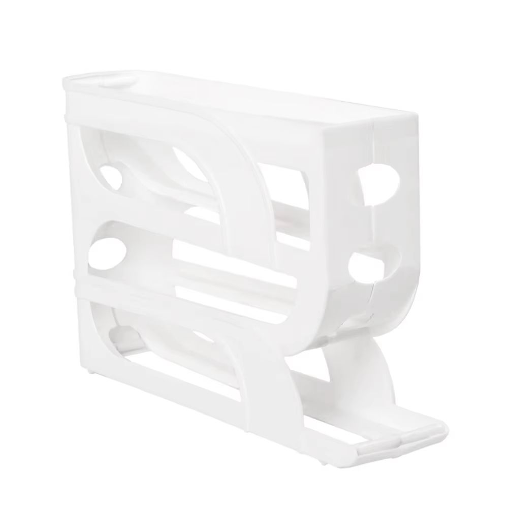 SpaceSave AutoRoll Egg Organizer 3Layer  4Layer  HighCapacity Egg Storage Rack 10