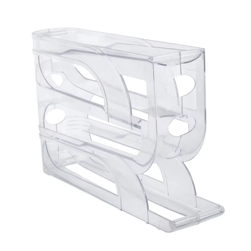 SpaceSave AutoRoll Egg Organizer 3Layer  4Layer  HighCapacity Egg Storage Rack 11