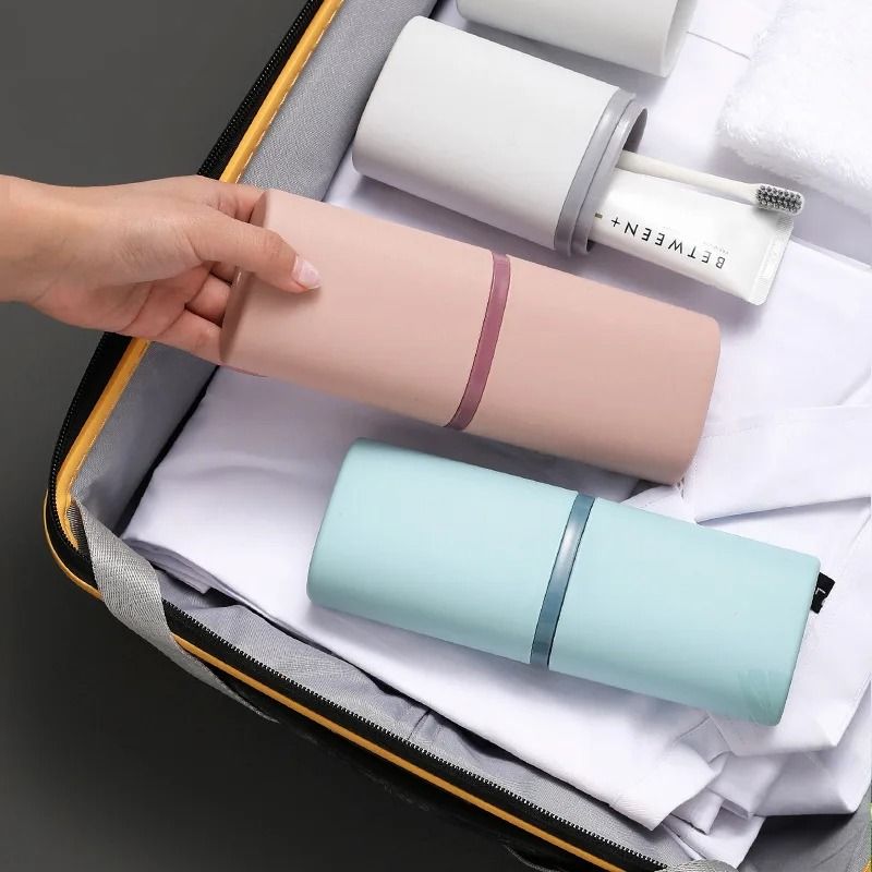 Portable Travel Toothbrush Case Holder for Camping Business Trips
