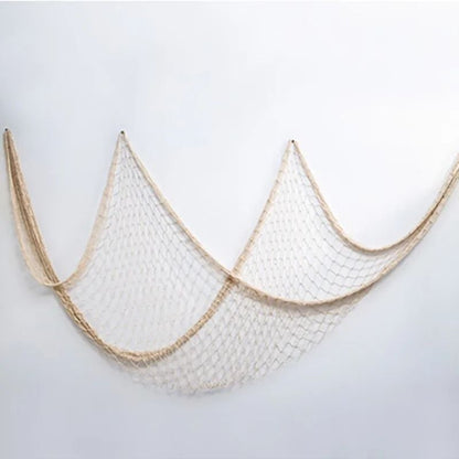 Mediterranean Fishing Net Wall Hanging Decorative Nautical Home Ornament 9