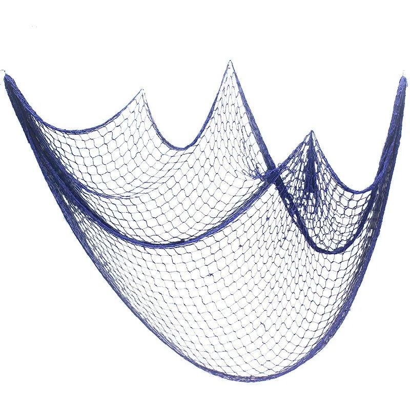 Mediterranean Fishing Net Wall Hanging Decorative Nautical Home Ornament 6