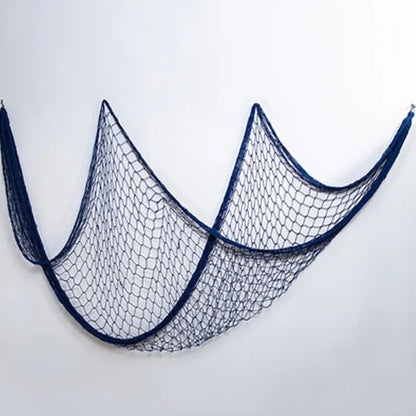 Mediterranean Fishing Net Wall Hanging Decorative Nautical Home Ornament 8