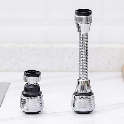 Kitchen Faucet Extender Adjustable Rotating Water Saving Sprinkler Head Attachment 4