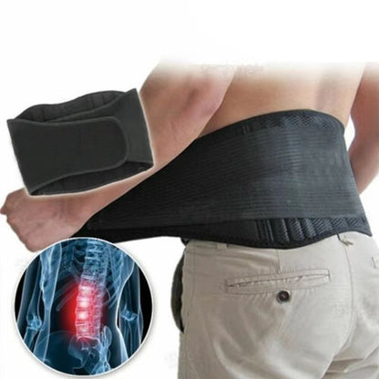 ComfortWarm Adjustable Self-Heating Waist Support Belt – Lumbar Brace & Back Massager for Men & Women