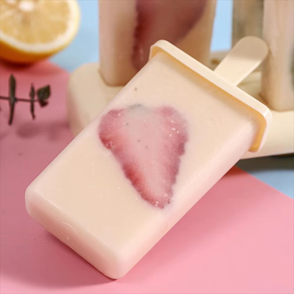 Homemade Chill Pop Maker  DIY Ice Cream Popsicle Mold With Plastic Sticks  IceCube Tray 3