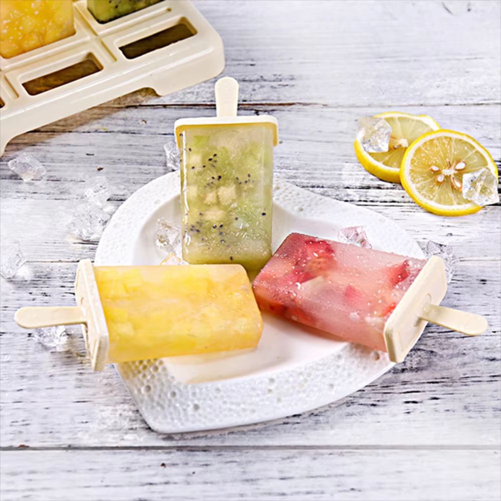 Homemade Chill Pop Maker  DIY Ice Cream Popsicle Mold With Plastic Sticks  IceCube Tray 4