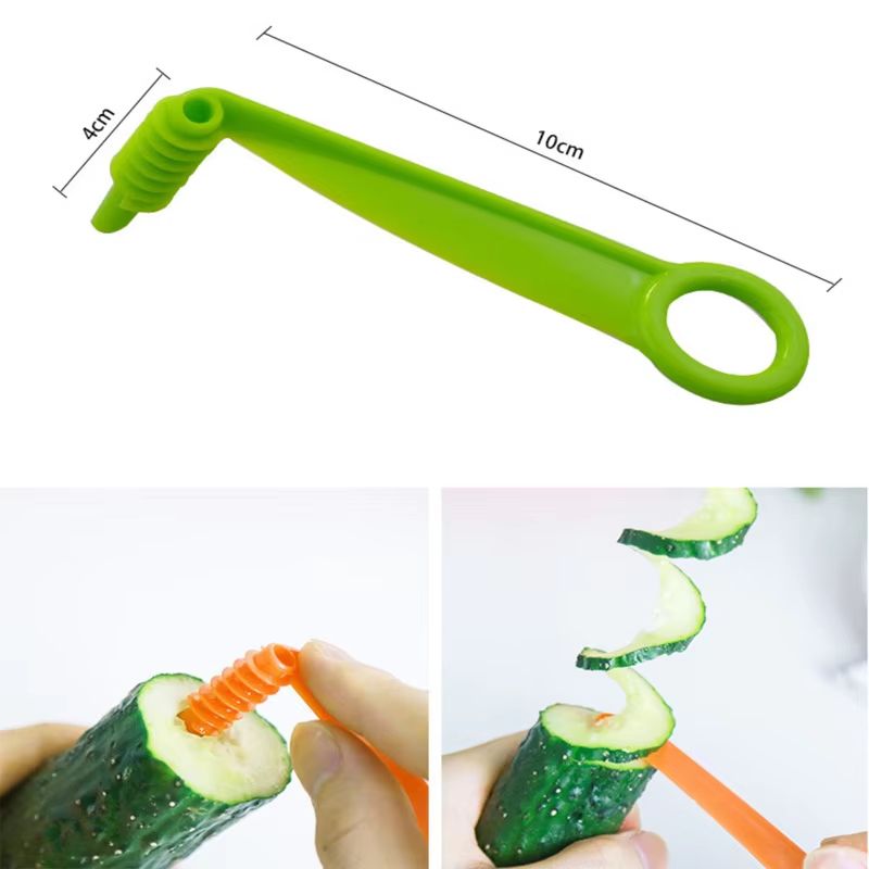 TwistNSpiral Vegetable Slicer  SpiralPotato Cutter For DIY Twisted Cuts  FruitVeg Prep 2