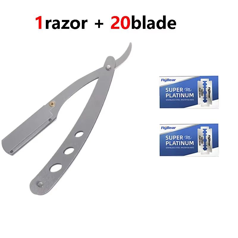 PrecisionCut Professional StraightEdge Razor  Stainless Steel Folding Shaver For Barbers  Grooming  9