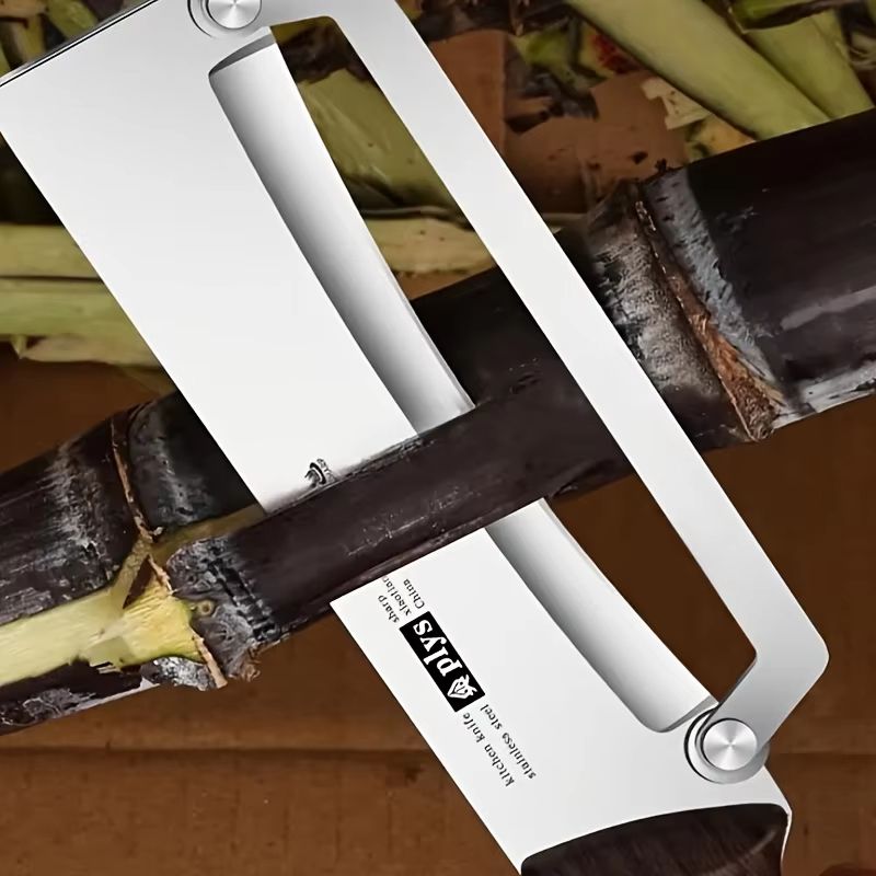EverSharp WoodHandle Stainless Steel Peeler  Durable And Smooth Operation For Fruits  Vegetables 4