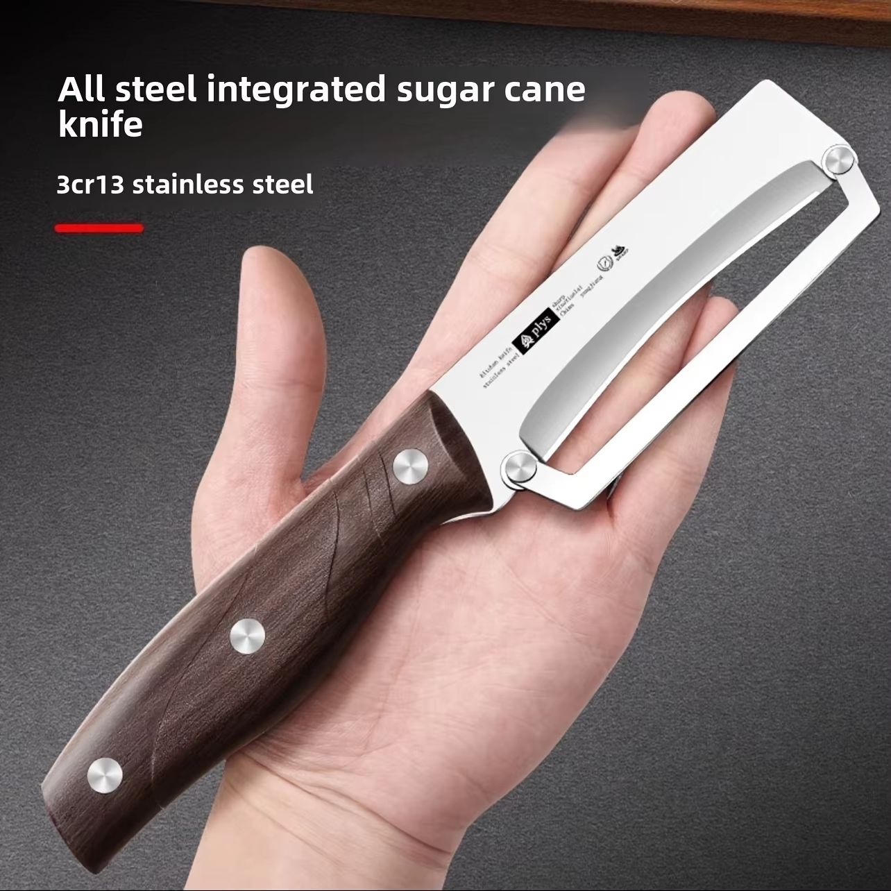 EverSharp WoodHandle Stainless Steel Peeler  Durable And Smooth Operation For Fruits  Vegetables 6