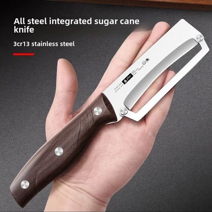 EverSharp WoodHandle Stainless Steel Peeler  Durable And Smooth Operation For Fruits  Vegetables 6