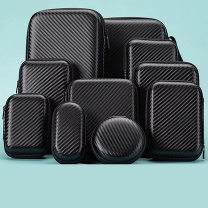 ClearGuard EVA Tech Organizer Pouch – Portable Case for Phone Chargers, Headphones & USB Cables