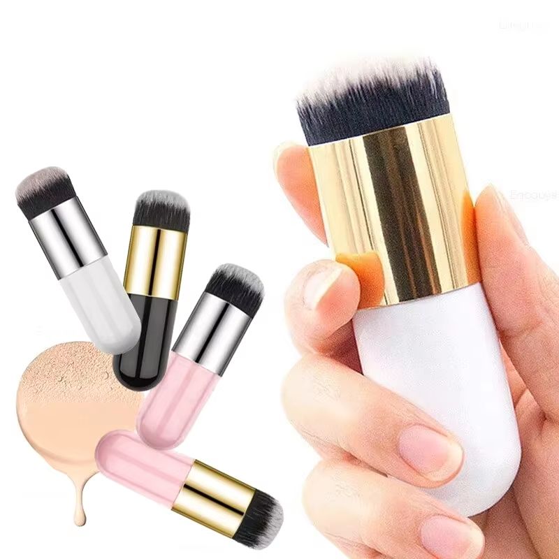Big Fat Dun Foundation Makeup Brush  Large  Small MushroomStyle Dual Head For BB Cream  Foundation 1