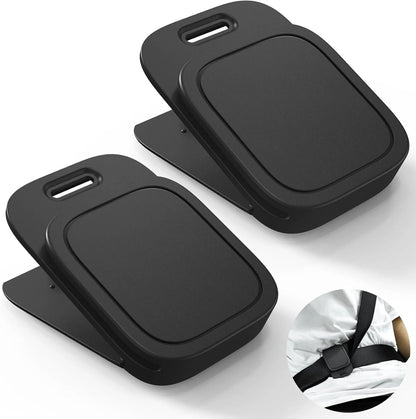 Car Seat Belt Adjuster Stopper Strap Clip Set 2 Pieces