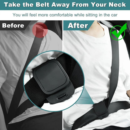 Car Seat Belt Adjuster Stopper Strap Clip Set 2 Pieces 3