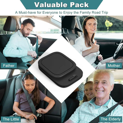 Car Seat Belt Adjuster Stopper Strap Clip Set 2 Pieces 5