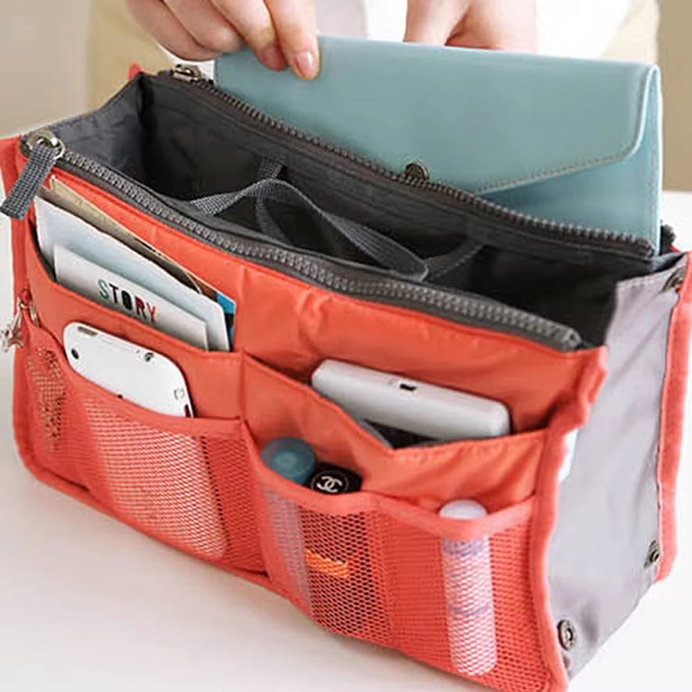 MaxStore Deluxe Travel Makeup Bag – Large Capacity Multi-Pocket Cosmetic & Toiletry Organizer