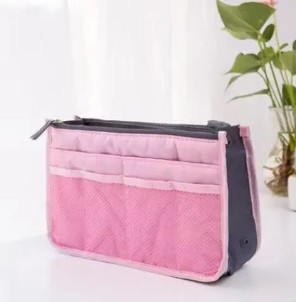 MaxStore Deluxe Travel Makeup Bag  Large Capacity MultiPocket Cosmetic  Toiletry Organizer 9
