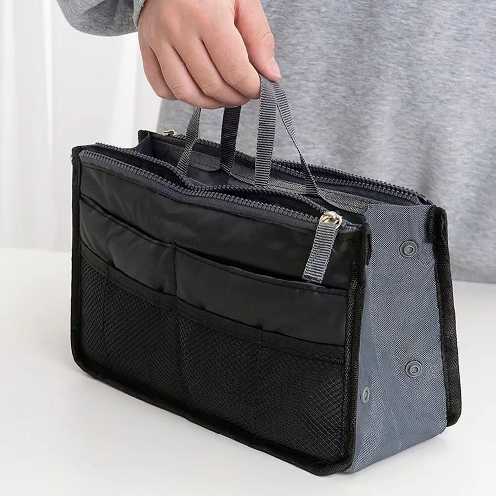 MaxStore Deluxe Travel Makeup Bag  Large Capacity MultiPocket Cosmetic  Toiletry Organizer 3