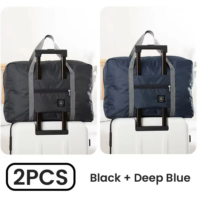 TravelFlex 2Pack Foldable Travel Duffel Bag  CarryOn Weekender For Men  Women 9