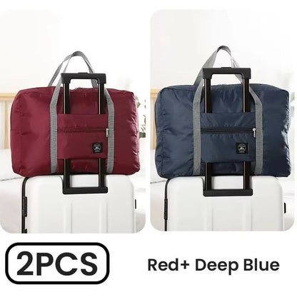 TravelFlex 2Pack Foldable Travel Duffel Bag  CarryOn Weekender For Men  Women 10