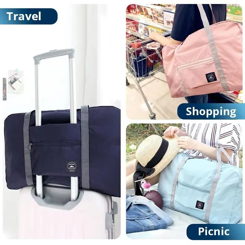 TravelFlex 2Pack Foldable Travel Duffel Bag  CarryOn Weekender For Men  Women 4