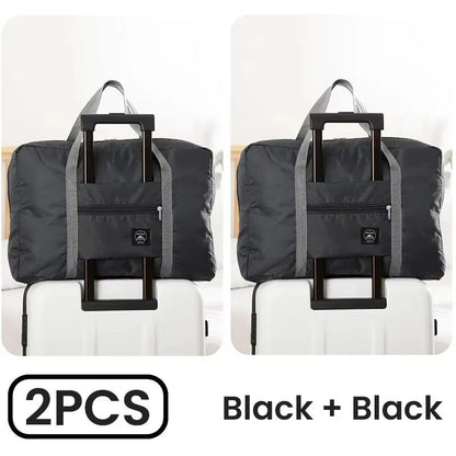 TravelFlex 2Pack Foldable Travel Duffel Bag  CarryOn Weekender For Men  Women 6