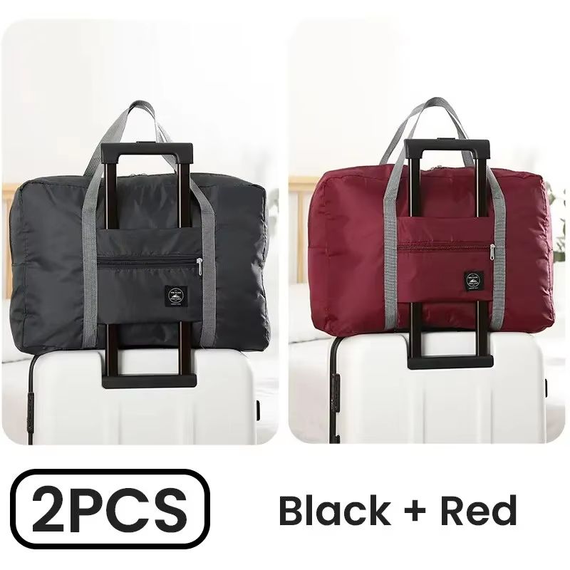 TravelFlex 2Pack Foldable Travel Duffel Bag  CarryOn Weekender For Men  Women 7