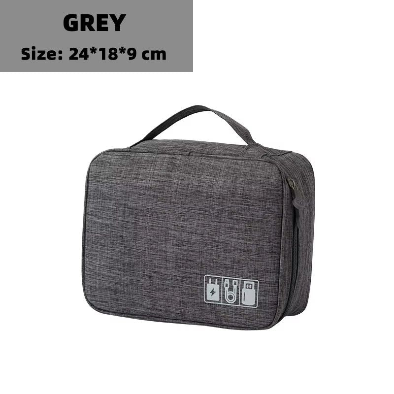 CableGuard Waterproof Tech Organizer Bag  Portable Storage For Chargers USB Cables  Travel Accessor 11