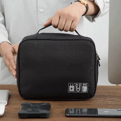 CableGuard Waterproof Tech Organizer Bag  Portable Storage For Chargers USB Cables  Travel Accessor 1